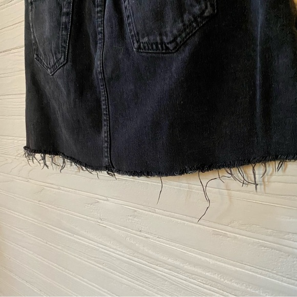 topshop | MOTO | Black Denim Mini Skirt - Picture 6 of 6